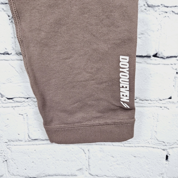 DO YOU EVEN | ribbed waist compression seamless gym workout leggings - Picture 6 of 8